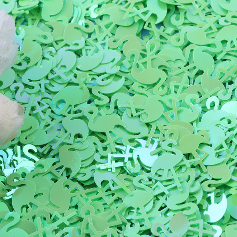 20g 15mm Flamingo Glitter Sequins amatniecībai DIY Šūšanas Pailletes Nails Arts Manikīrs Sequin Kāzu Ziemassvētku dekors Konfeti