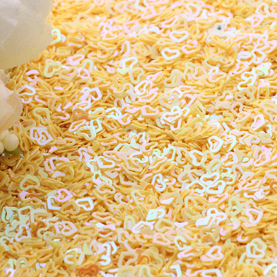 20g 4mm doba sirds PVC konfeti mirdzoši vizuļi rokdarbiem DIY nagu mākslas dekorēšana Pailletes sequin DIY šūšanas piederumi