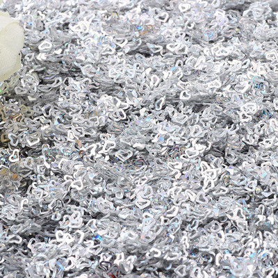 20g 4mm doba sirds PVC konfeti mirdzoši vizuļi rokdarbiem DIY nagu mākslas dekorēšana Pailletes sequin DIY šūšanas piederumi