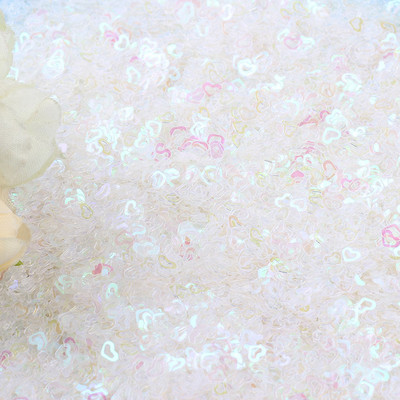 20g 4mm doba sirds PVC konfeti mirdzoši vizuļi rokdarbiem DIY nagu mākslas dekorēšana Pailletes sequin DIY šūšanas piederumi