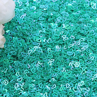 20g 4mm doba sirds PVC konfeti mirdzoši vizuļi rokdarbiem DIY nagu mākslas dekorēšana Pailletes sequin DIY šūšanas piederumi