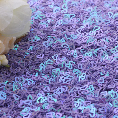 20g 4mm doba sirds PVC konfeti mirdzoši vizuļi rokdarbiem DIY nagu mākslas dekorēšana Pailletes sequin DIY šūšanas piederumi