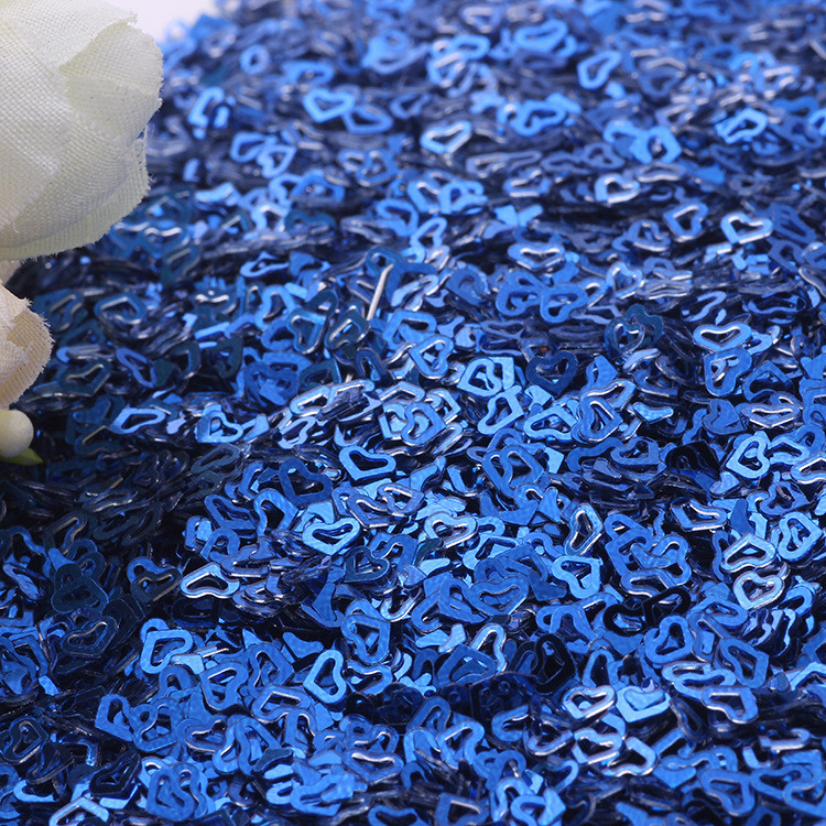20g 4mm doba sirds PVC konfeti mirdzoši vizuļi rokdarbiem DIY nagu mākslas dekorēšana Pailletes sequin DIY šūšanas piederumi