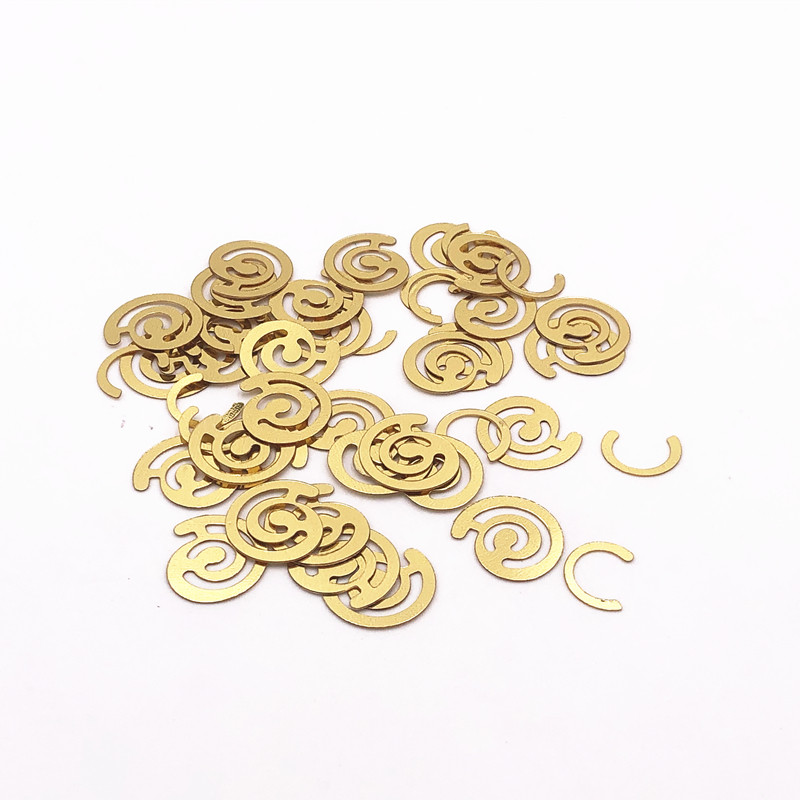 10g/iepakojumā 15mm sequin zelta krāsa gliemeža formas vizuļi PVC paletes Šūšana Kāzu amatniecība DIY apģērbs Lentejuelas aksesuāri