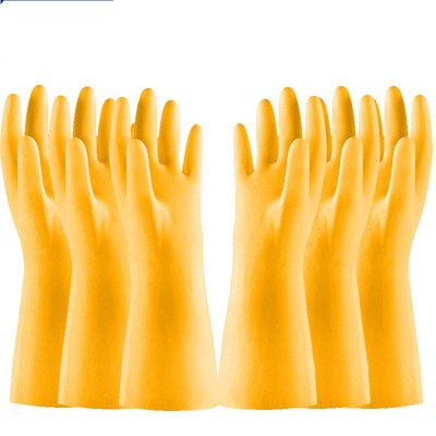 1/3 pairs of household thin waterproof latex gloves dishwashing gloves cleaning tools washing dishes laundry housework gloves