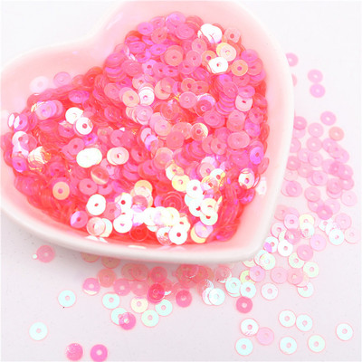 Caurspīdīgi rozā sequins Paillettes Mix Snowflake Sirds Ziedu Apaļas Formas Sequin Nails Art Manikīram Kāzām 20g