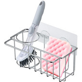 Virtuves metāla izlietnes sūkļu turētājs Pašlīmējošs notekas žāvēšanas statīvs Virtuves sienas āķi Aksesuāri Glabāšanas organizators Torņa statīvs