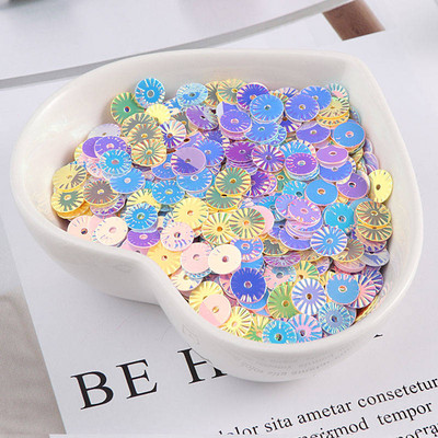 10 g/iepakojumā Macaroon Colors Nagu vizuļi Paillette Flower Heart Moon DIY Amatniecība kāzu dekorēšanai Slime Fillers nagu māksla