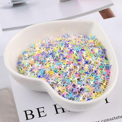 10 g/iepakojumā Macaroon Colors Nagu vizuļi Paillette Flower Heart Moon DIY Amatniecība kāzu dekorēšanai Slime Fillers nagu māksla