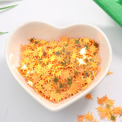 9mm Clusters of stars Παγιέτες για Nail Art Colorful Glitter Paillette DIY Διακόσμηση νυχιών Αξεσουάρ μανικιούρ 10g