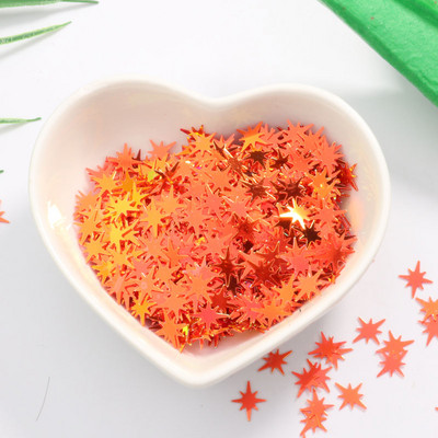 9mm Clusters of stars Παγιέτες για Nail Art Colorful Glitter Paillette DIY Διακόσμηση νυχιών Αξεσουάρ μανικιούρ 10g