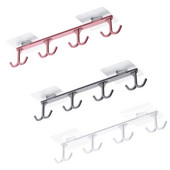 Virtuves piederumu turētājs Spēcīgs lipīgs āķis zem skapja pakaramais kafijas krūzes statīvi galda piederumu pakarināšanai krūze šalles josta