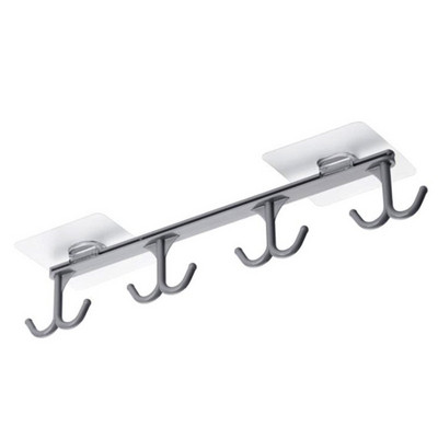 Virtuves piederumu turētājs Spēcīgs lipīgs āķis zem skapja pakaramais kafijas krūzes statīvi galda piederumu pakarināšanai krūze šalles josta