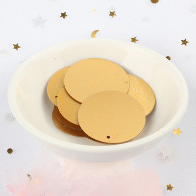 iPatches 30mm Επίπεδες στρογγυλές παγιέτες DIY Ραπτική ρούχων & Ύφασμα πούλιες για τσάντα Αξεσουάρ διακόσμησης φορέματος κήπου