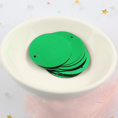 iPatches 30mm Επίπεδες στρογγυλές παγιέτες DIY Ραπτική ρούχων & Ύφασμα πούλιες για τσάντα Αξεσουάρ διακόσμησης φορέματος κήπου