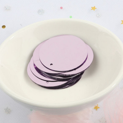 iPatches 30mm Επίπεδες στρογγυλές παγιέτες DIY Ραπτική ρούχων & Ύφασμα πούλιες για τσάντα Αξεσουάρ διακόσμησης φορέματος κήπου