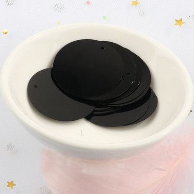 iPatches 30mm Επίπεδες στρογγυλές παγιέτες DIY Ραπτική ρούχων & Ύφασμα πούλιες για τσάντα Αξεσουάρ διακόσμησης φορέματος κήπου