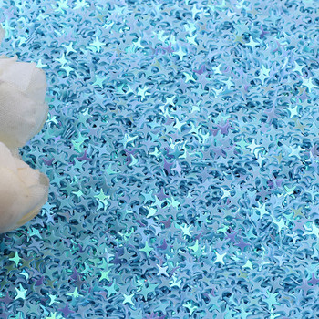 10g Ultrathin Loose Sequins For Crafts Glitter Mini Silver Star Paillettes Φιλικές προς το περιβάλλον PVC Sequin Confetti Nail Art Διακόσμηση