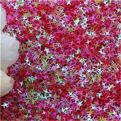 10g Ultrathin Loose Sequins For Crafts Glitter Mini Silver Star Paillettes Φιλικές προς το περιβάλλον PVC Sequin Confetti Nail Art Διακόσμηση