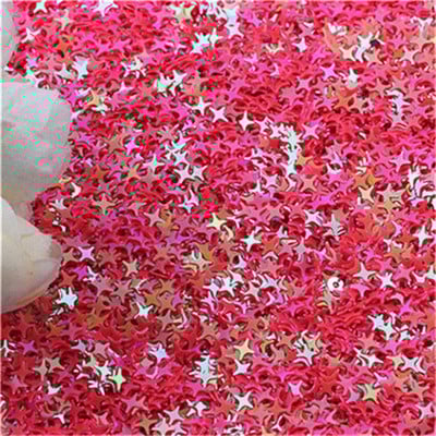10g Ultrathin Loose Sequins For Crafts Glitter Mini Silver Star Paillettes Φιλικές προς το περιβάλλον PVC Sequin Confetti Nail Art Διακόσμηση