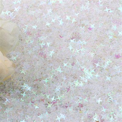 10g Ultrathin Loose Sequins For Crafts Glitter Mini Silver Star Paillettes Φιλικές προς το περιβάλλον PVC Sequin Confetti Nail Art Διακόσμηση