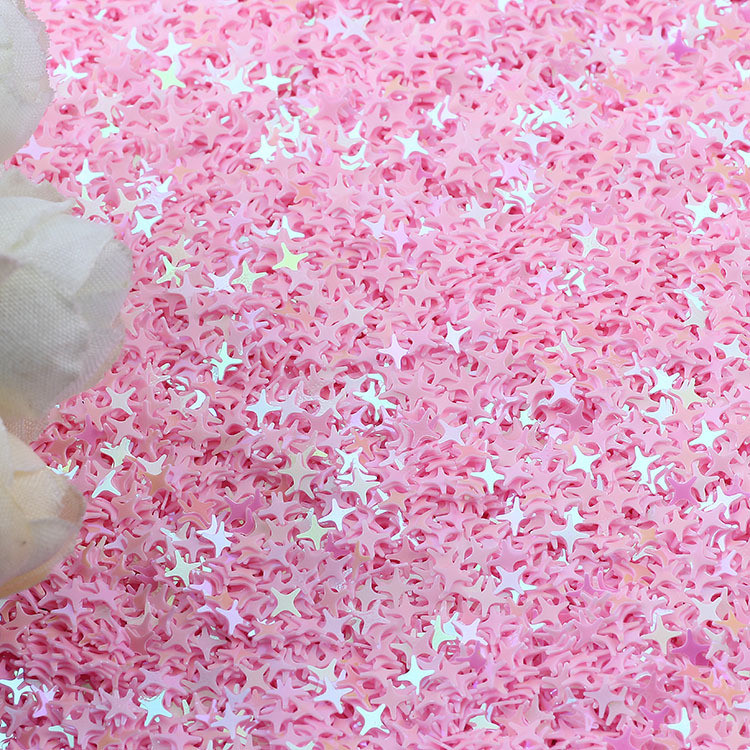 10g Ultrathin Loose Sequins For Crafts Glitter Mini Silver Star Paillettes Φιλικές προς το περιβάλλον PVC Sequin Confetti Nail Art Διακόσμηση
