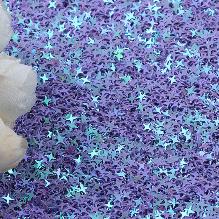 10g Ultrathin Loose Sequins For Crafts Glitter Mini Silver Star Paillettes Φιλικές προς το περιβάλλον PVC Sequin Confetti Nail Art Διακόσμηση