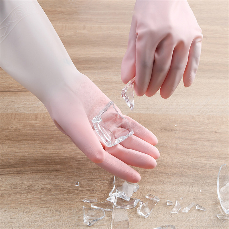 1 pár szilikon tisztítókesztyű mosogatás tisztítókesztyű súroló edénymosó szivacs gumikesztyű tisztítóeszközök