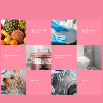 1 чифт почистващи ръкавици за миене на съдове Силиконова гумена гъба Ръкавица Домакински скрубер Кухненски чисти инструменти Dropshipping Кухня