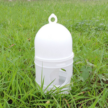 1L автоматична поилка за птици, преносима дръжка за хранилка за вода за гълъби, издръжлива пластмасова поилка за гълъби, бутилка за вода за гълъби, консумативи
