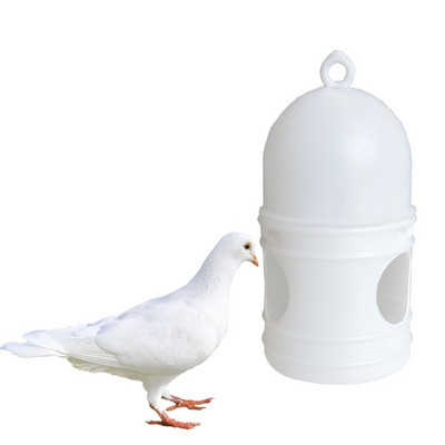 1L автоматична поилка за птици, преносима дръжка за хранилка за вода за гълъби, издръжлива пластмасова поилка за гълъби, бутилка за вода за гълъби, консумативи