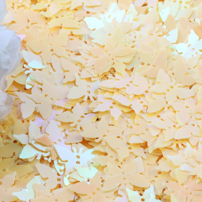 Παγιέτες πεταλούδα 12*17mm Επίπεδη χαλαρή παγιέτα PVC με 2 τρύπες Paillette DIY Χειροτεχνία Γάμου Διακόσμηση Κοσμήματα Κατασκευή Κομφετί 20γρ