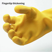 1 pár hasznos háztartási kesztyű vízálló tisztítókesztyű deformációgátló konyhai mosogatás mosogatókesztyű tiszta