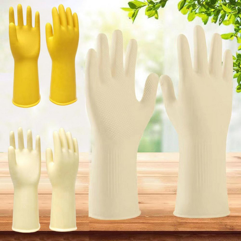 1 pár hasznos háztartási kesztyű vízálló tisztítókesztyű deformációgátló konyhai mosogatás mosogatókesztyű tiszta