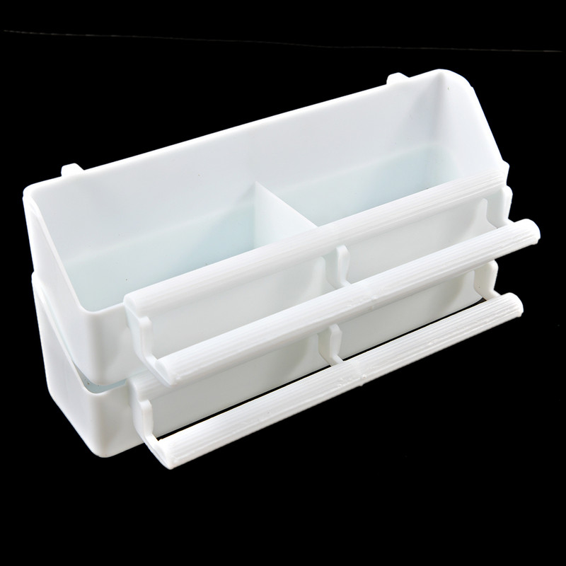 Papagaiļu putnu ūdens piekarināmā bļoda papagailis barotavas kaste mājdzīvnieku būris plastmasas pārtikas konteiners logs putnu barotājs