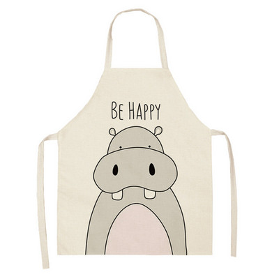 Virtuves gatavošanas priekšauts Dzīvnieku apdruka Priekšauti lauvai aļņa lācim lapsām sievietēm bez piedurknēm riteņbraukšanas priekšauti Pinafores bērnu priekšauts Mājas priekšauts