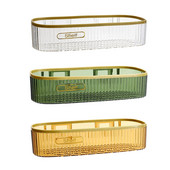 Daudzfunkcionāls Caddy Basket Plaukts Piekaramie Plaukti Uzglabāšanas turētājs Izturīgs nerūsējošs grozs viesistabas guļamistabas aksesuāram