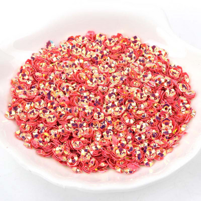 Sequins Dekorācijas Apģērbu šūšana Amatniecība Bērnu DIY Piederumi Stereoskopiski Ziedu Paletes 10g Daudzkrāsaini 4mm