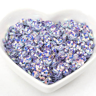 Sequins Dekorācijas Apģērbu šūšana Amatniecība Bērnu DIY Piederumi Stereoskopiski Ziedu Paletes 10g Daudzkrāsaini 4mm