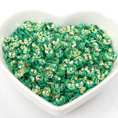 Sequins Dekorācijas Apģērbu šūšana Amatniecība Bērnu DIY Piederumi Stereoskopiski Ziedu Paletes 10g Daudzkrāsaini 4mm