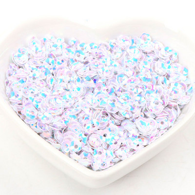 Sequins Dekorācijas Apģērbu šūšana Amatniecība Bērnu DIY Piederumi Stereoskopiski Ziedu Paletes 10g Daudzkrāsaini 4mm