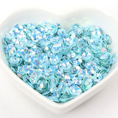 Sequins Dekorācijas Apģērbu šūšana Amatniecība Bērnu DIY Piederumi Stereoskopiski Ziedu Paletes 10g Daudzkrāsaini 4mm