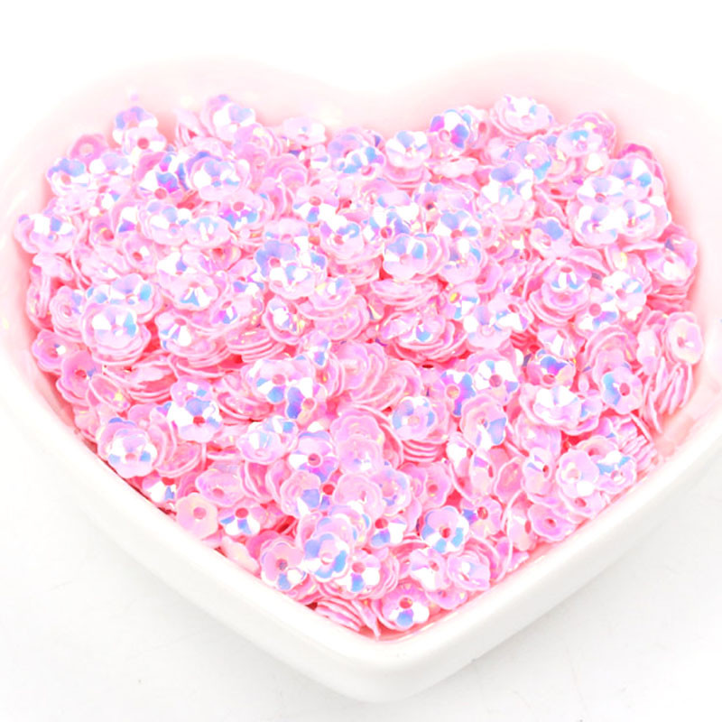 Blizgučiai Dekoracijos Drabužių siuvimas Amatai Vaikai Pasidaryk pats aksesuaras Stereoskopinės gėlių padėklų 10g Daugiaspalvės 4mm