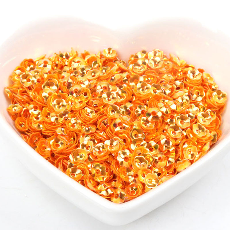 Blizgučiai Dekoracijos Drabužių siuvimas Amatai Vaikai Pasidaryk pats aksesuaras Stereoskopinės gėlių padėklų 10g Daugiaspalvės 4mm