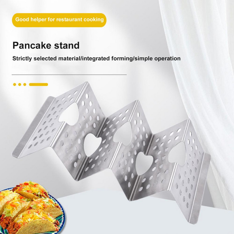 Taco alus, igasse mahub 3 Taco ühtset võrku Taco hoiuruum Taco kandik Mehhiko pannkoogialus Taco hoidik majapidamistarbed