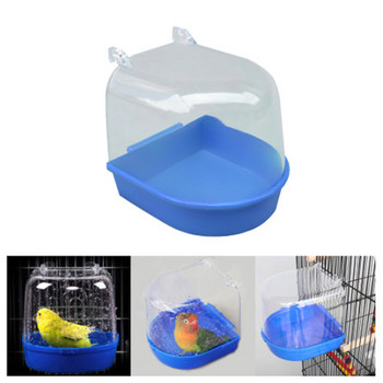 Bird Vising Cockatiel Bath Cube Parrots Bath Bath Bath Shower Box Cage Accessories for Little Bird Canary вълнисти папагалчета Lovebird