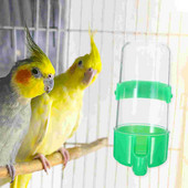 2 gab. Automātiskais mājdzīvnieku dzirdinātājs Papagaiļu barotavas konteiners Putnu dzērājs Dozators Dzeršanas piederumi Plastmasas papagaiļu būru piederumi
