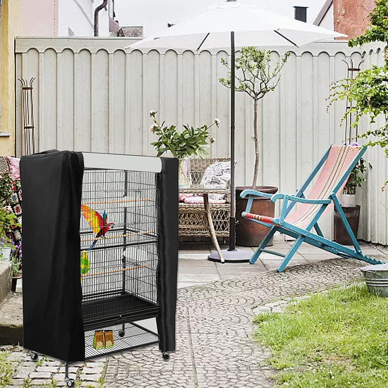 Universaalne linnupuuri kate Black-Out linnupuuri kate Hingav pestav linnupuurivari Shield Guard papagoi puuri kaitse