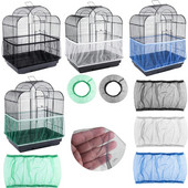 Nailono tinklinis paukščių narvelio dangtelis Sijono tinklelis Lengvai valomas Sėklų gaudyklės apsauga Paukščių narvelio priedai Erdvus tinklinis papūgos narvelio tinklas