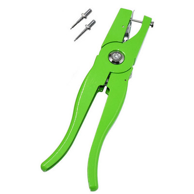 1 gab Ausu marķējuma spailes un griezējknaibles Birku aplikatori Lauksaimniecības dzīvnieku metāla ausu ērkšķu knaibles Cūkas govs aitas truša identifikācijas rīks